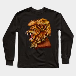 Lion head - The conquering lion Long Sleeve T-Shirt